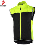 ARSUXEO Wind & Waterproof Sleeveless Cycling Jersey