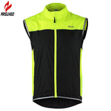 ARSUXEO Wind & Waterproof Sleeveless Cycling Jersey