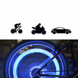 Super Ultra Light Speed Firefly Neon Light Tyre Valve With Battery
