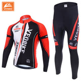 VEOBIKE Long Sleeved Thermal Cycling Set