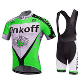 TINKOFF 2017 Super Breathable Cycling Set With Crotch Level Gel Pad For Increased Comfort & Protection