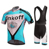 TINKOFF 2017 Super Breathable Cycling Set With Crotch Level Gel Pad For Increased Comfort & Protection