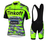 TINKOFF 2017 Super Breathable Cycling Set With Crotch Level Gel Pad For Increased Comfort & Protection