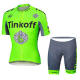 TINKOFF 2017 Super Breathable Cycling Set With Crotch Level Gel Pad For Increased Comfort & Protection