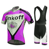 TINKOFF 2017 Super Breathable Cycling Set With Crotch Level Gel Pad For Increased Comfort & Protection
