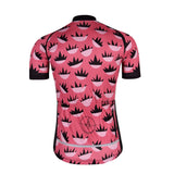 QKI 2017 Edgy Pink Pro Cycling Set With Padded Crotch (Made In Italy)