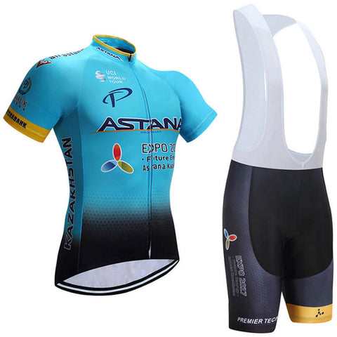 Astana 2017 Turquoise Aqua Cycling Jersey & Short Set