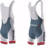 FOCUS 2016 Men's Grey & Red Summer Cycling Jersey Set