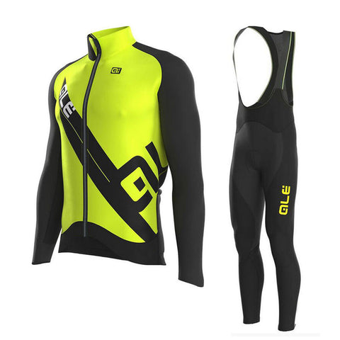 ROPA CICLISMO Ultra-Warm Winter Fleece Cycling Set
