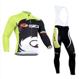 ROPA CICLISMO Ultra-Warm Winter Fleece Cycling Set