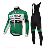 ROPA CICLISMO Ultra-Warm Winter Fleece Cycling Set
