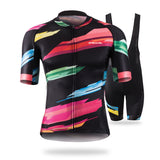 SPEXCEL Flashy Colors 80s Style Men Quick Dry Cycling Jersey & Shorts.