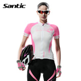 Pink 2016 Women Short Sleeves Cycling Jersey