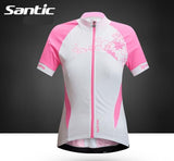 Pink 2016 Women Short Sleeves Cycling Jersey