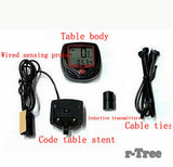 Waterproof LCD 14 Functions Speedometer