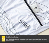 Phtxolue Gaseous Designed Winter Thermal Fleece Cycling Jersey